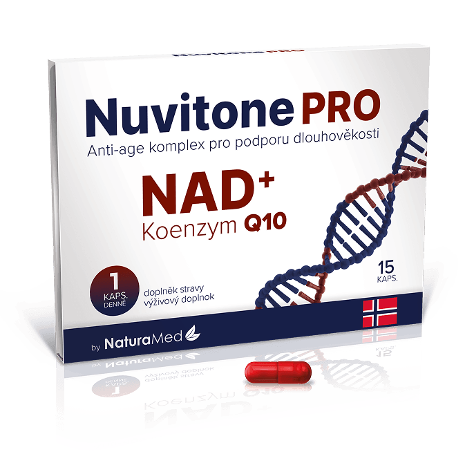 Obrázek balení doplňku stravy Nuvitone PRO obsahující 60 kapslí.